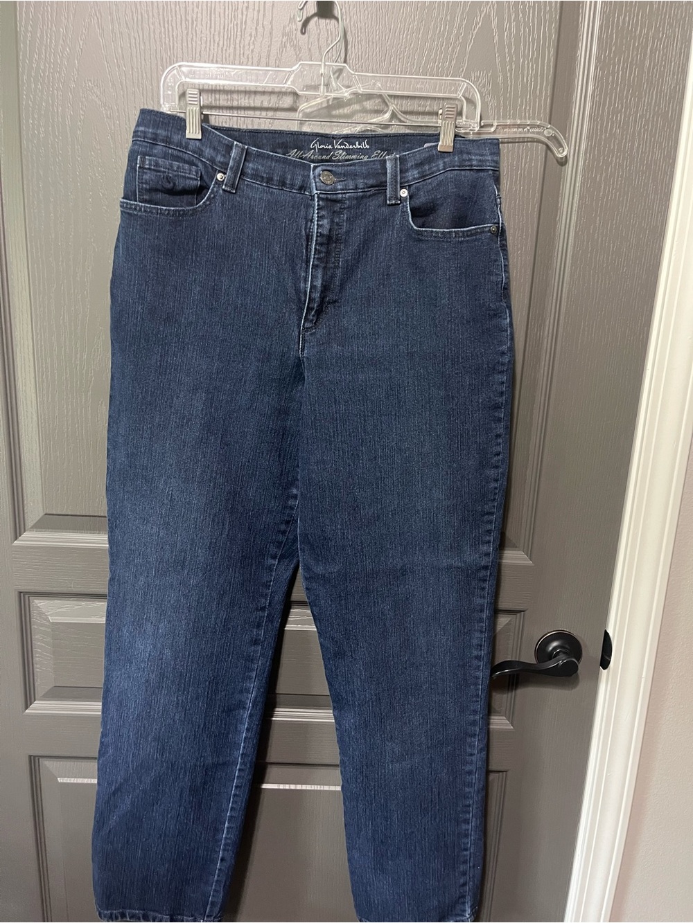 Gloria Vanderbilt Dark Blue Boyfriend Jeans